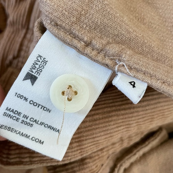 Jesse Kamm corduroy sailor pants Sz 4 - Picture 5 of 5